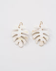 Monstera Palm Earrings