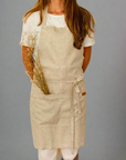 Linen-Blend Apron