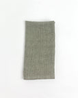 Stone Washed Linen Hemmed Dinner Napkins