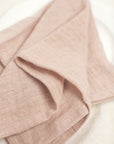 Stone Washed Linen Hemmed Dinner Napkins