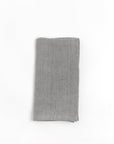 Stone Washed Linen Hemmed Dinner Napkins