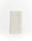 Stone Washed Linen Hemmed Dinner Napkins