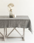 Stone Washed Linen Tablecloth