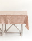 Stone Washed Linen Tablecloth