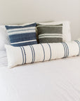 12 x 48" Ribbons Lumbar Pillow Cover - Navy