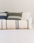 12 x 48" Ribbons Lumbar Pillow Cover - Navy