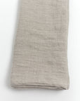 Stone Washed Linen Hemmed Dinner Napkins