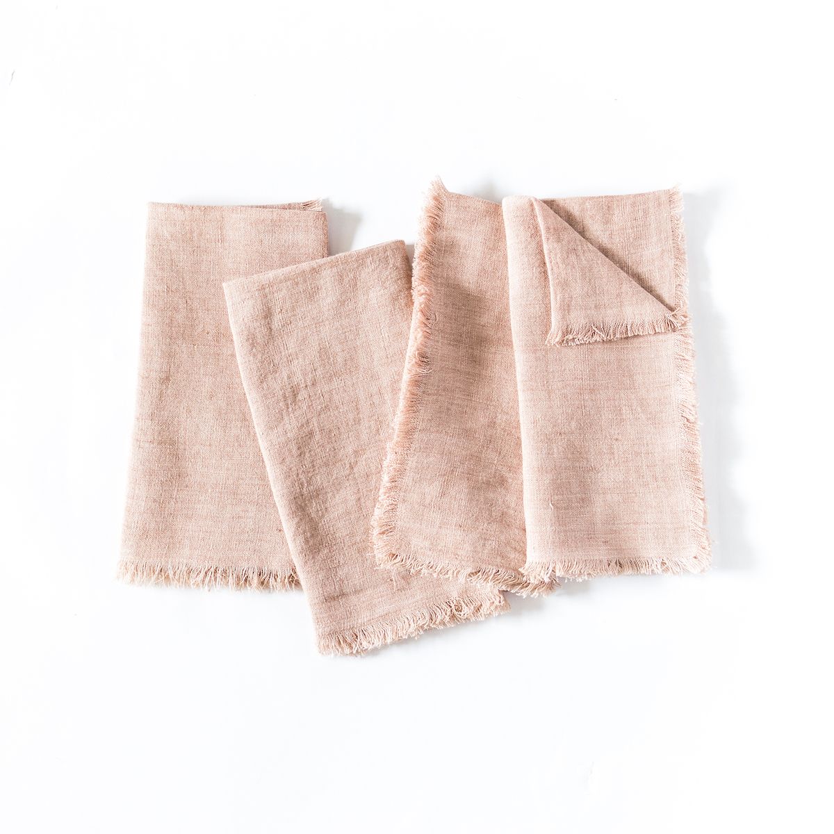 Stone Washed Linen Dinner Napkins