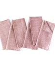 Stone Washed Linen Dinner Napkins